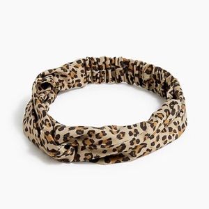 J Crew Leopard Headband